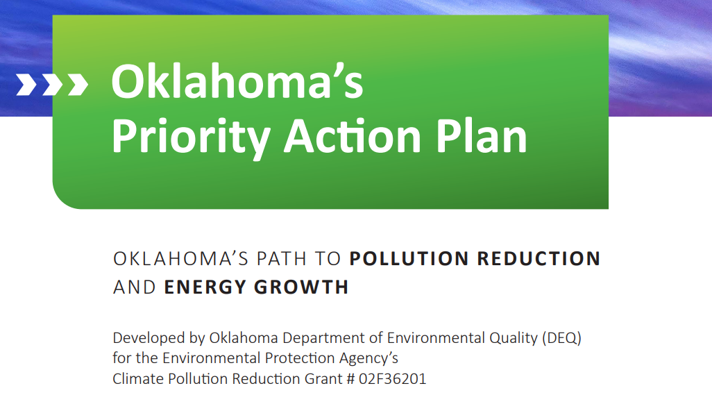 Data Visualizations for Oklahoma DEQ Priority Action Plan